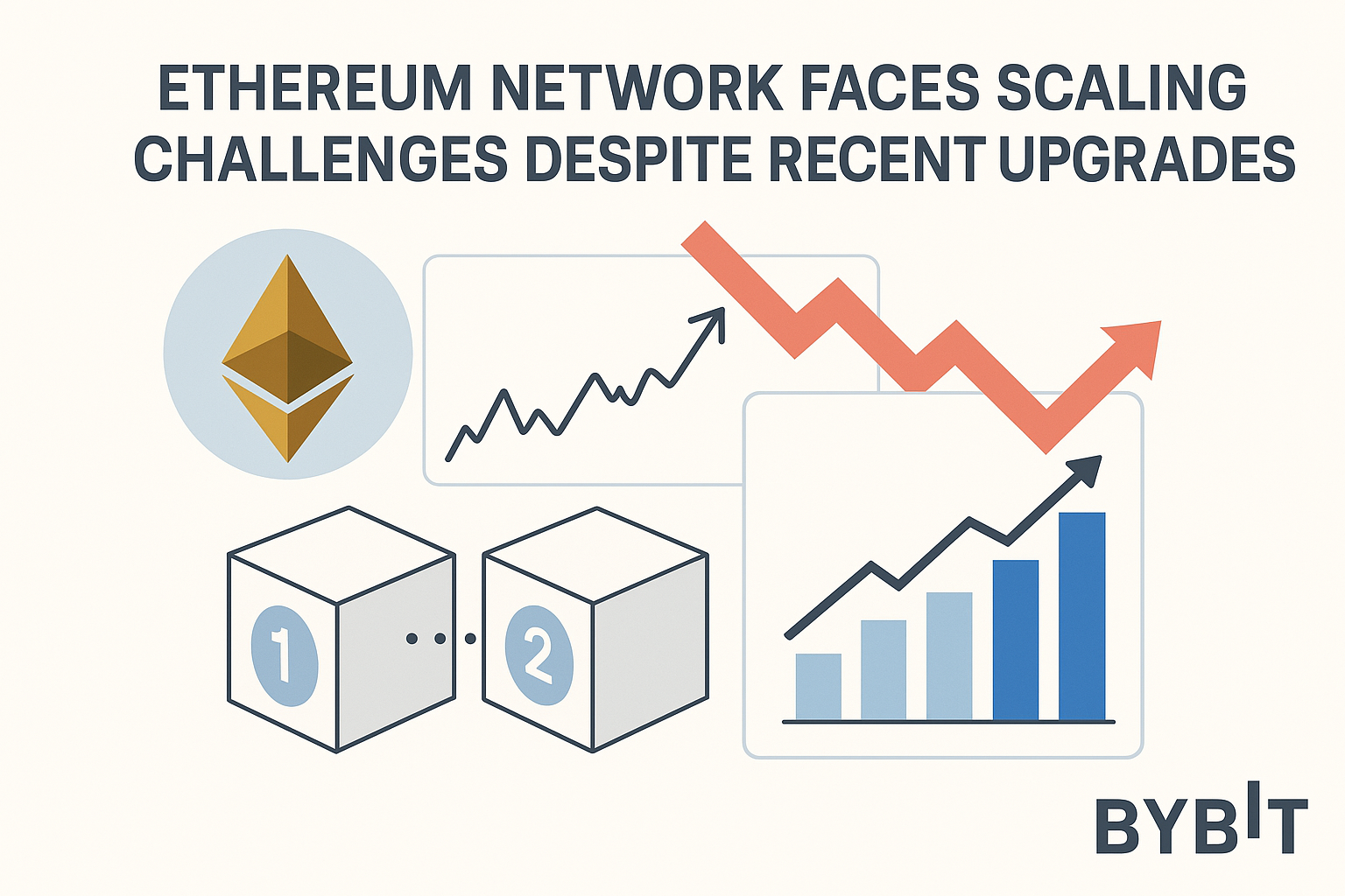 Ethereum Network Faces Scaling Challenges Despite Recent Upgrades.